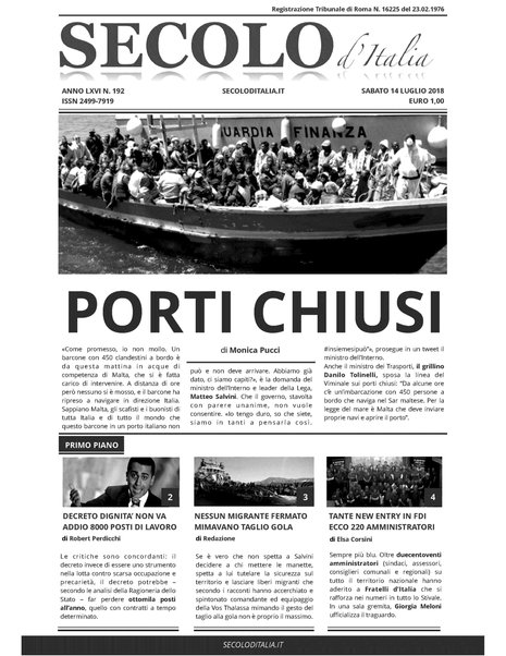 Il Secolo d'Italia : quotidiano per gli italiani